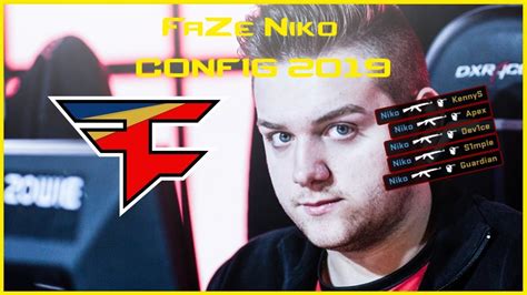 faze niko settings